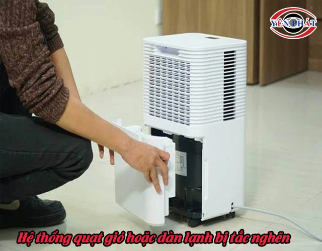 Hệ thống quạt gió bị tắc