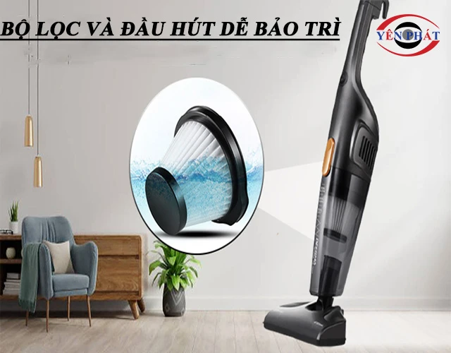 Bộ lọc đến đầu hút máy hút bụi 600w đều dễ bảo trì
