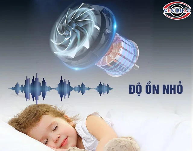 Độ ồn máy hút bụi 600W cực thấp