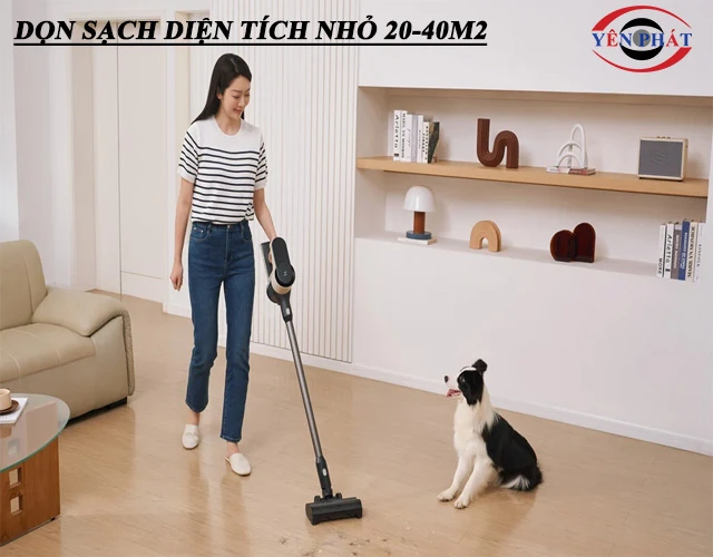 Máy hút bụi 600w chưa đủ mạnh cho nhà rộng, phòng lớn