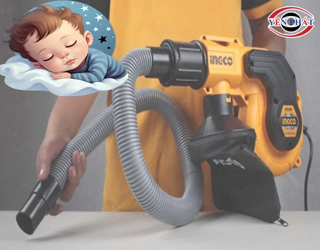 Máy hút bụi 800W vận hành êm ái