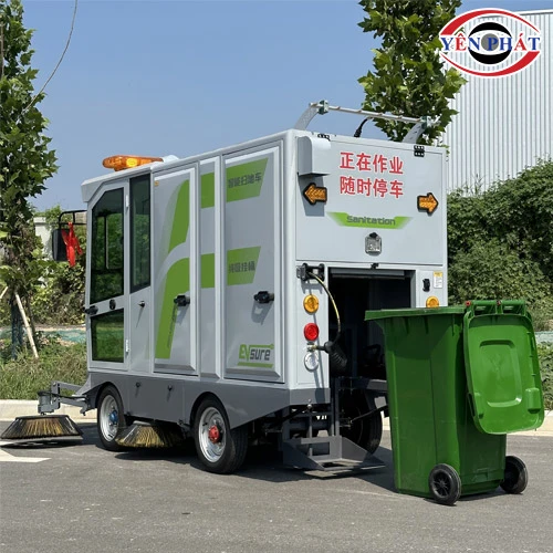 Xe quét rác ngồi lái Kumisai KMS S18 5