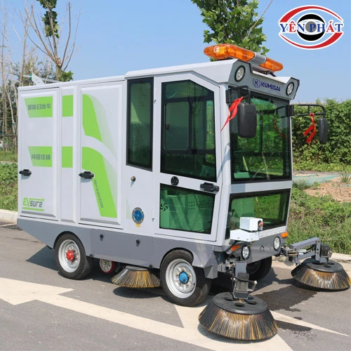 Xe quét rác ngồi lái Kumisai KMS S18 3