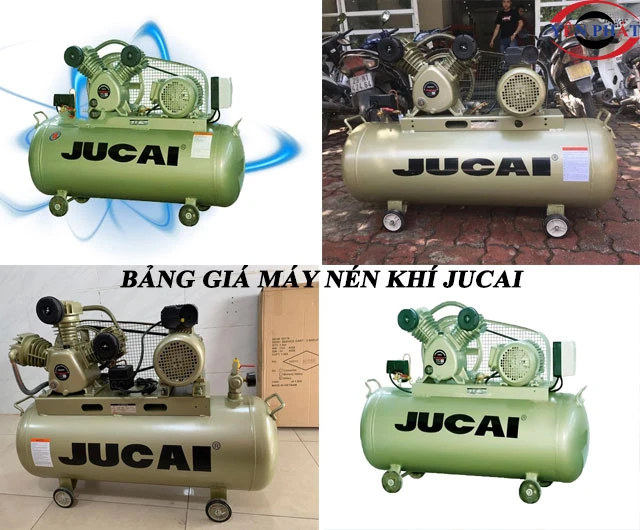 Bảng giá chi tiết các model máy nén khí Jucai