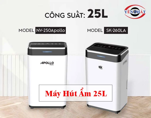 Máy hút ẩm 25L trở thành giải pháp tối ưu giúp căn phòng khô thoáng