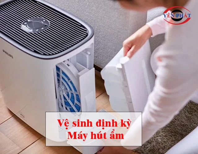 vệ sinh định kỳ Máy hút ẩm 25 l