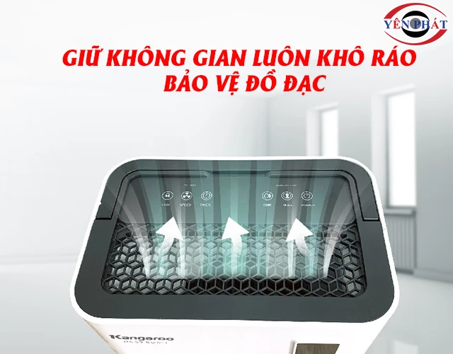 giữ không gian luôn khô ráo, bảo vệ đồ đạc