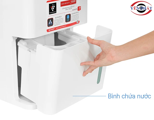 máy hút ẩm 5 lít chỉ những mẫu có dung tích bình chứa 5 lít