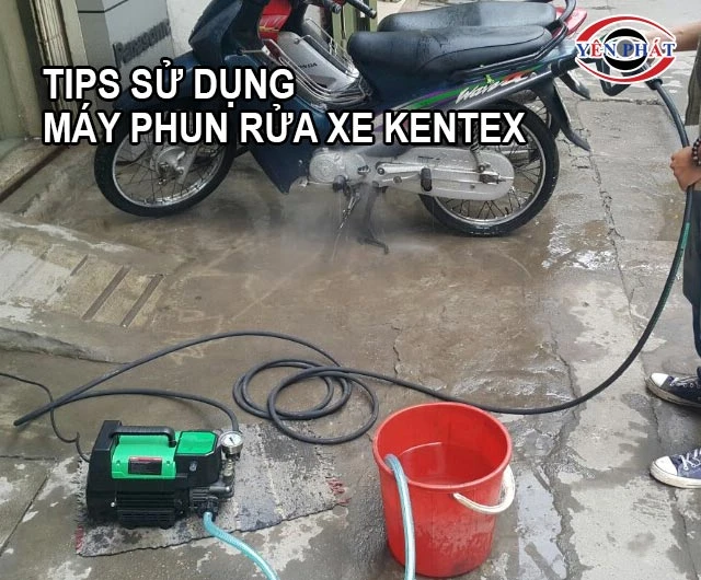 tips dùng máy phun rửa xe Kentex
