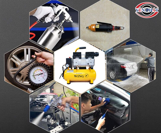 Ứng dụng máy nén khí 9 lít 