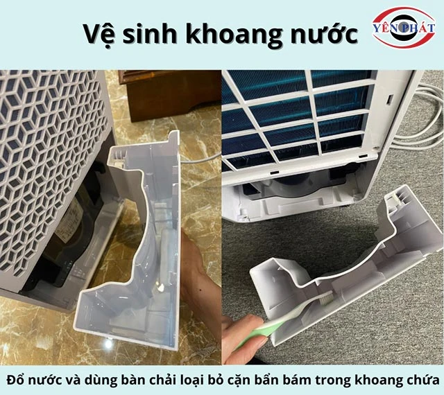 vệ sinh máy hút ẩm