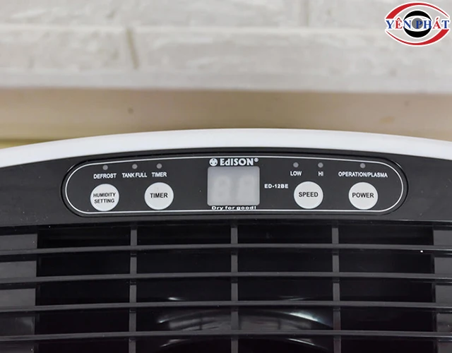 bảng điều khiển máy hút ẩm Edison
