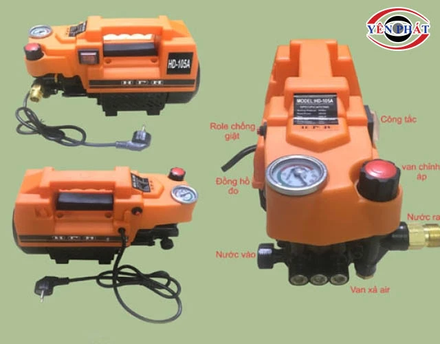 Máy bơm nước rửa xe Honda 105A