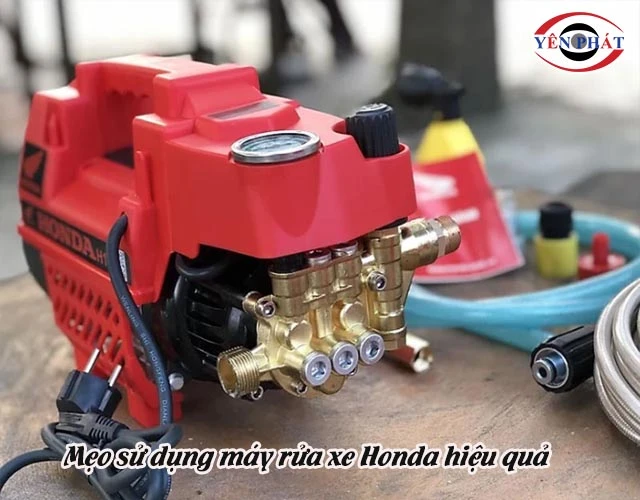 mẹo sử dụng máy rửa xe Honda