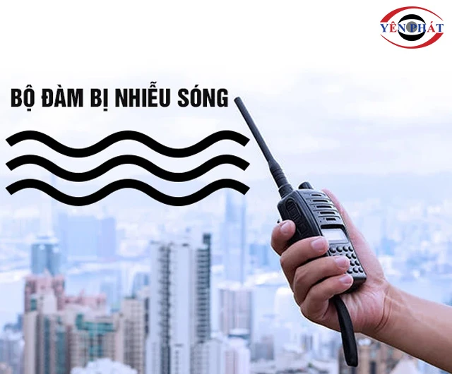 Bộ đàm Analog bị nhiễu