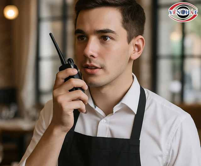 Bộ đàm không dây cho nhà hàng