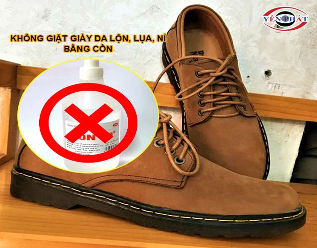 Luôn kiểm tra và xác thực chất liệu giày