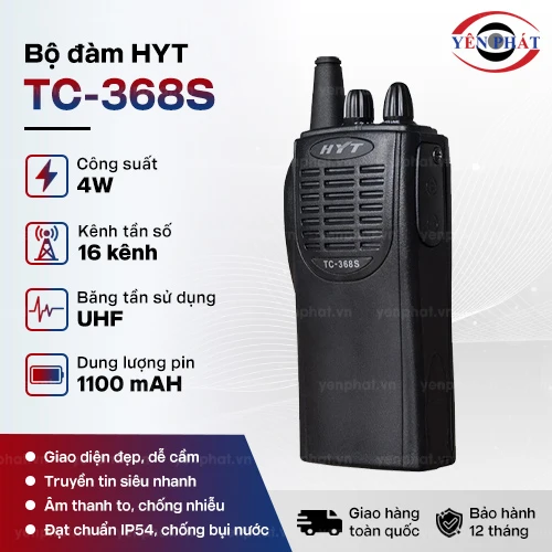 Máy bộ đàm cao cấp HYT TC-368S (UHF) 2