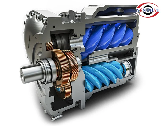 công suất máy nén khí quyết định lưu lượng khí nén