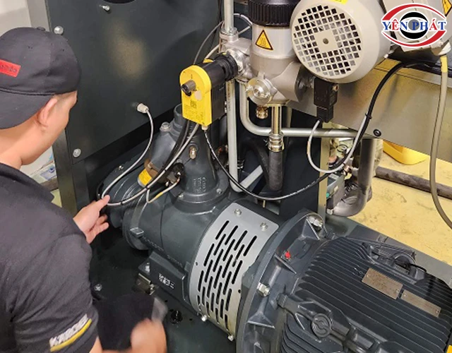 kiểm tra định kỳ máy nén khí trục vít