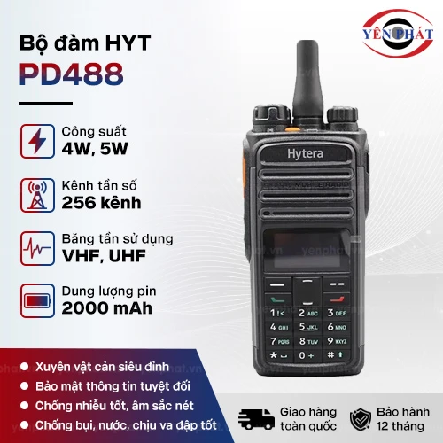 Bộ đàm liên lạc HYT PD488 2