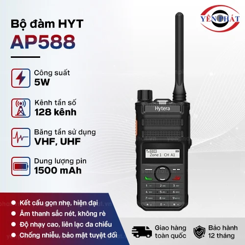 Bộ đàm cầm tay HYT AP588 2
