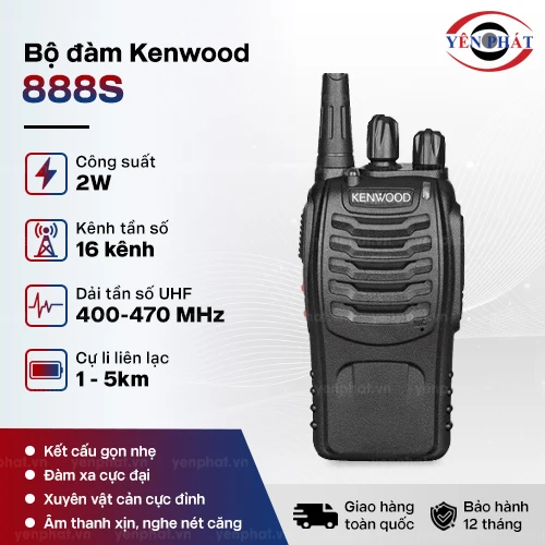 Bộ đàm cầm tay Kenwood 888s 2