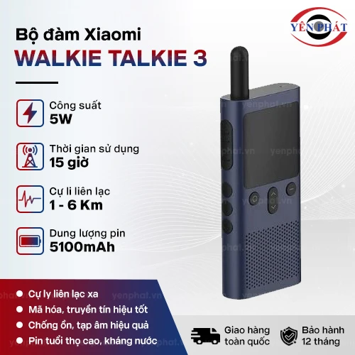 Bộ đàm Xiaomi Walkie Talkie 3 2