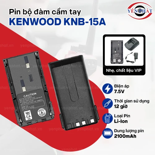 Pin bộ đàm cầm tay Kenwood KNB-15A 2