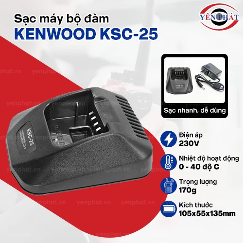 Sạc máy bộ đàm Kenwood KSC-25 2
