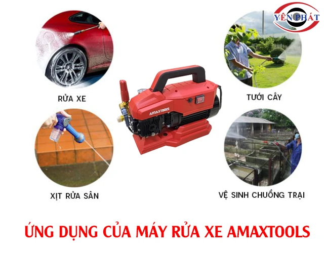 Ứng dụng của máy phun rửa xe Amaxtools