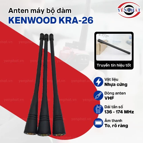 Anten máy bộ đàm Kenwood KRA-26 2