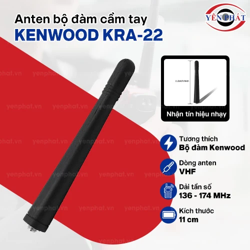 Anten bộ đàm cầm tay Kenwood KRA-22 2