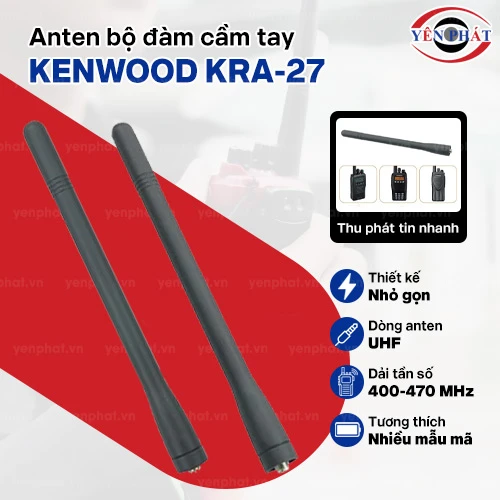 Anten bộ đàm cầm tay Kenwood KRA-27 2