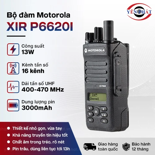 Máy bộ đàm Motorola chống cháy nổ XIR P6620i 2
