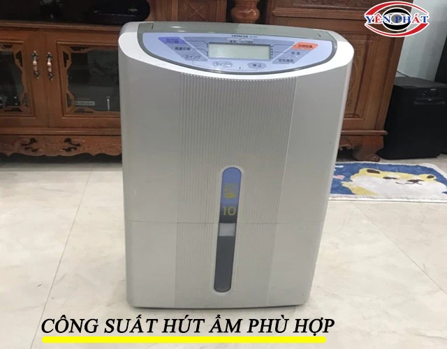 Chọn máy có công suất hút ẩm hợp nhu cầu