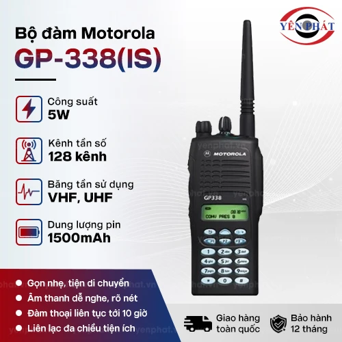 Bộ đàm chống cháy nổ Motorola GP-338(IS) 2