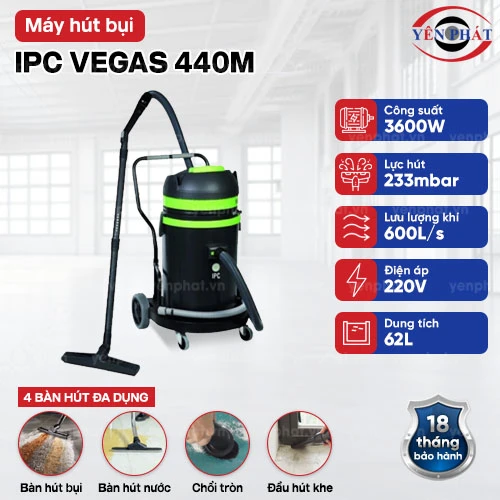 Máy hút bụi công nghiệp IPC Vegas 440M 2