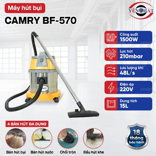 Máy hút bụi nước công nghiệp Camry BF-570 2