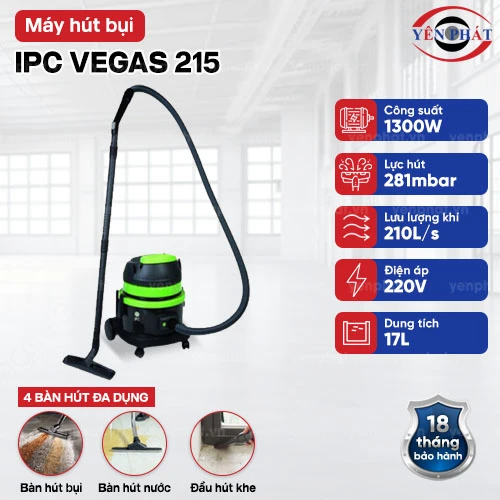 Máy hút bụi nhà xưởng IPC Vegas 215 2