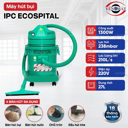 Máy hút bụi công nghiệp loại nhỏ IPC ECOSPITAL 2