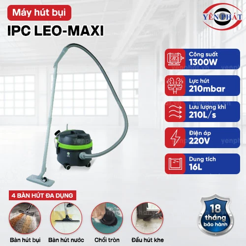 Máy hút bụi khô IPC LEO-MAXI 2