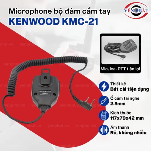 Microphone bộ đàm cầm tay Kenwood KMC-21 2