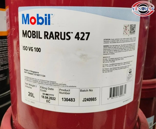 dầu máy nén khí piston Mobil