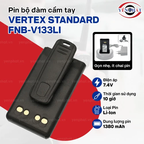 Pin bộ đàm cầm tay Vertex Standard FNB-V133Li 2