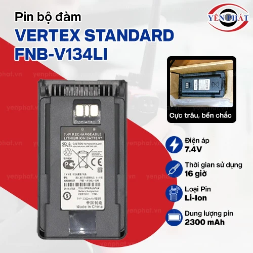 Pin bộ đàm Vertex Standard FNB-V134Li 2