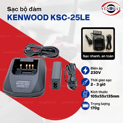 Sạc bộ đàm Kenwood KSC-25LE 2