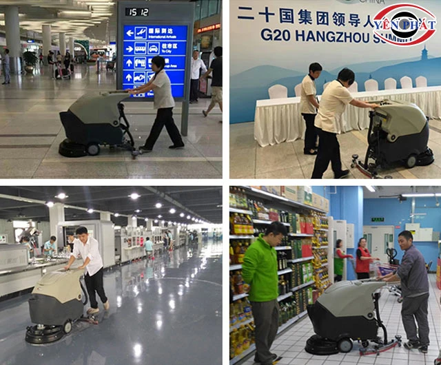 Ứng dụng máy chà sàn Mico