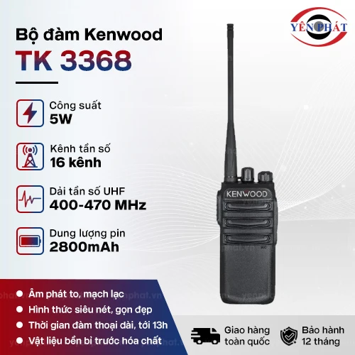 Máy bộ đàm Kenwood TK 3368 2