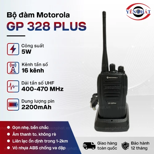Máy bộ đàm Motorola GP 328 Plus 2